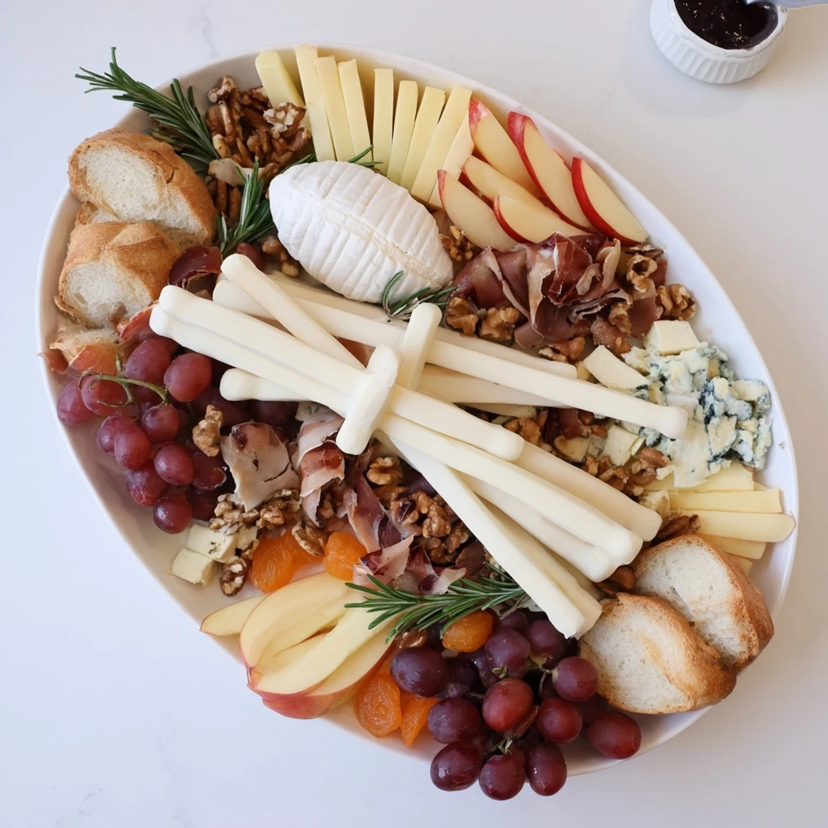 Rugby Ball Käse Brett