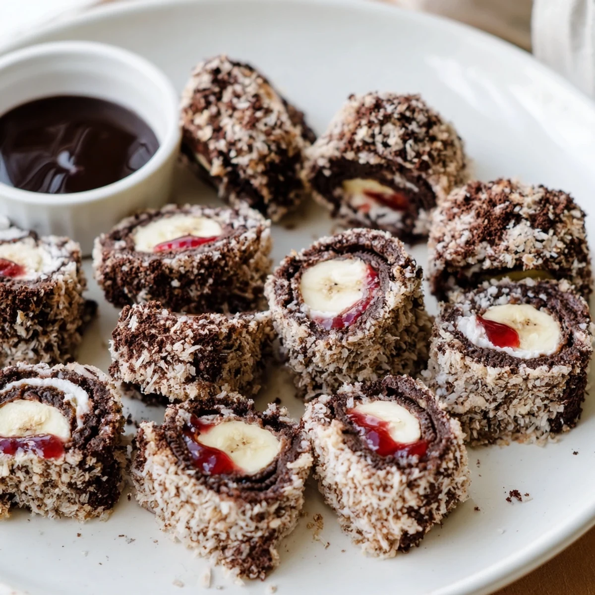 Here are the 3 ALT image texts for the Oreo Cookie Sushi Rolls: