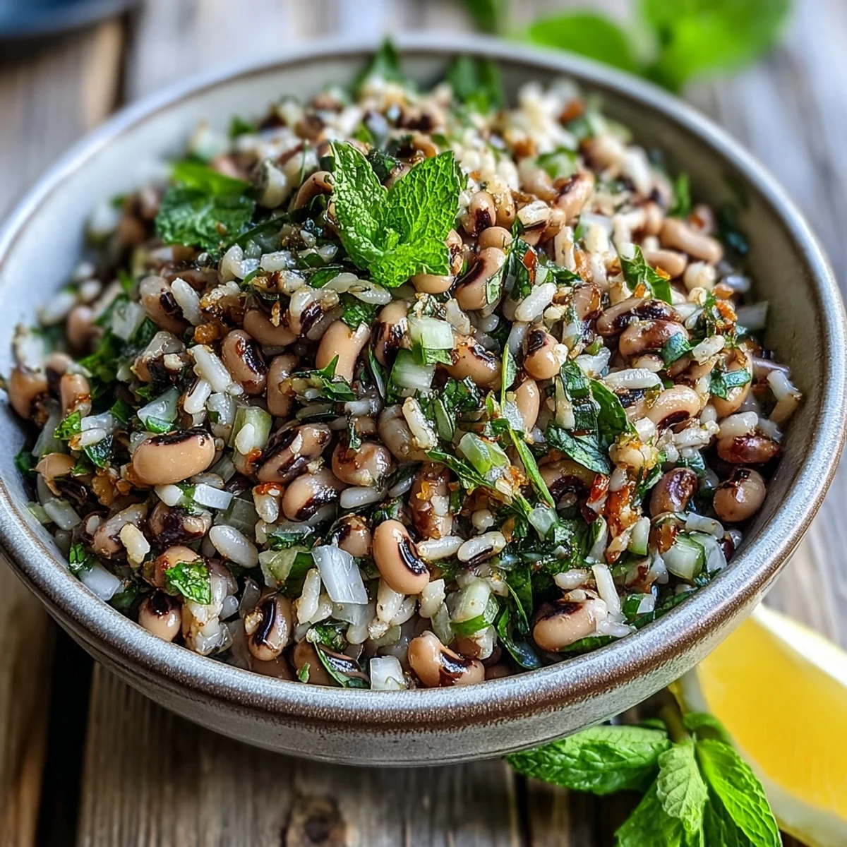 Genießen Sie die Southern Black Eyed Pea Salad als sommerliches Beilagenrezept für Picknicks und Grillfeste.
