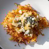 Kartoffelpuffer Gorgonzola Apfel