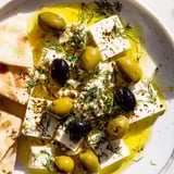 Türkische Oliven Käseplatte