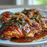 Smothered Chicken Onion Gravy