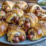 Mini Hot Dogs im Teig