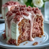Rosé Velvet-Torte mit Gold