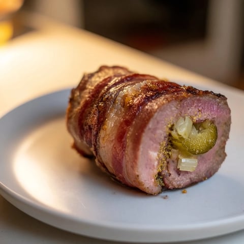 Succulent mini rouladen, seared and browned, ready to be served as delicious German appetizers.