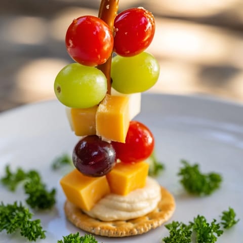 Bunte Heißluftballon Snacks
