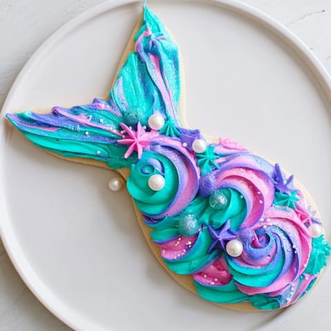 Meerjungfrau Zuckerkekse farbenfroh #66