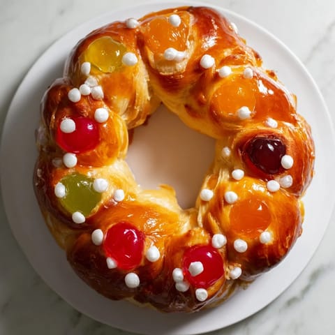 Festlicher süßer Kronenbrot #73