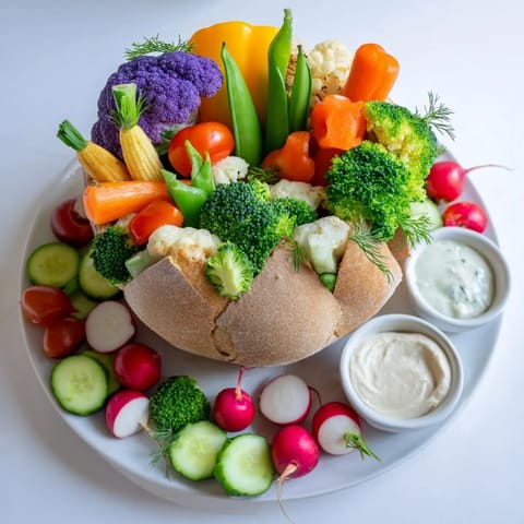 Festliche Cornucopia Gemüseplatte #82