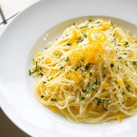 Lemon Capellini mit Kräutern