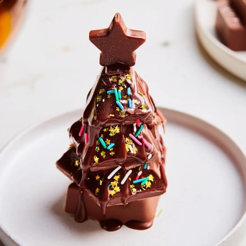 Schoko Kinder Weihnachtsbäume