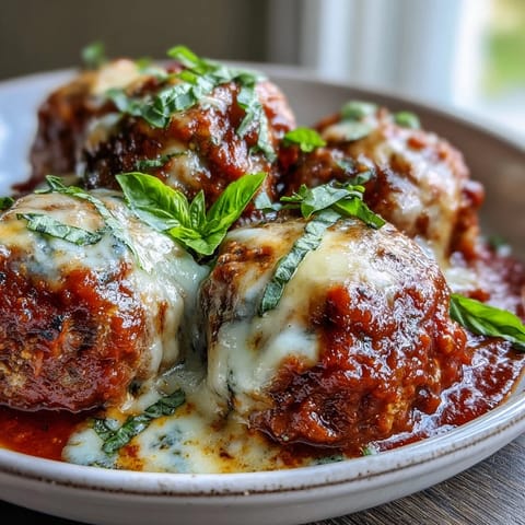 Käseige Knoblauch Fleischbällchen