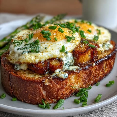 Frischer Spargel und cremige Eier auf knusprigem Brot – perfekt für ein schnelles Frühlingsfrühstück.