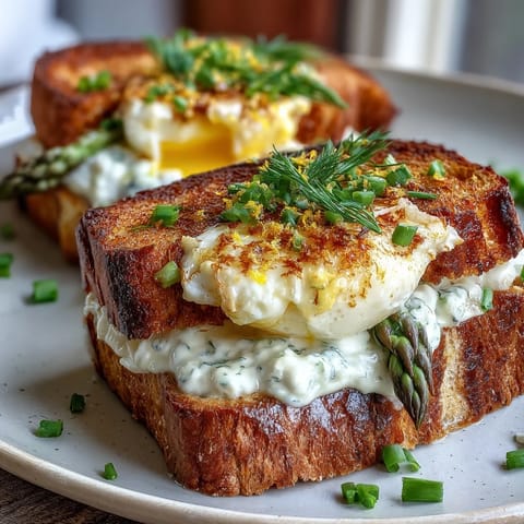 Spargel und Ei Tartines