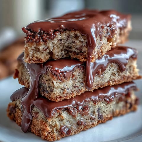 Feste mit diesen saftigen, bunten Keksriegeln feiern, die mit Schokoladenstückchen gefüllt und mit weißer Schokoladenglasur überzogen sind. Perfekt für Abschlussfeiern und einfach anpassbar mit Schulfarben!