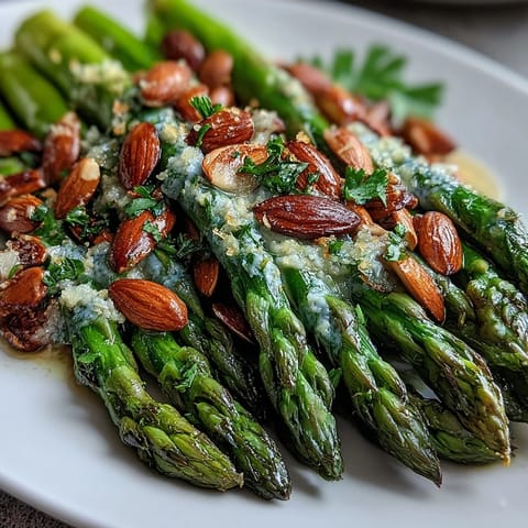 Lemon Butter Asparagus Mandeln #291