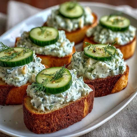 Derby Day Benedictine Gurken-Canapés #307