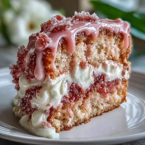 Rosé-Velvet-Kuchen mit Goldtropfen: Eleganter, rosa gefärbter Kuchen mit cremiger Füllung und funkelndem Golddekor für festliche Anlässe.