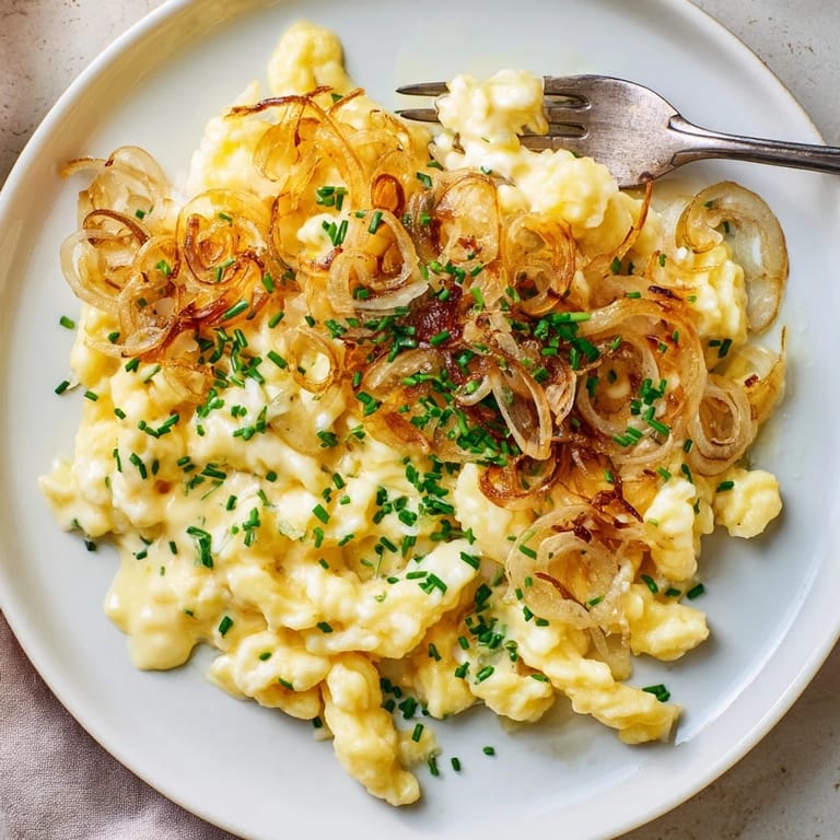 Cremige Swabian Cheese Spaetzle, perfekt zum Genießen in einer herzlichen Mahlzeit