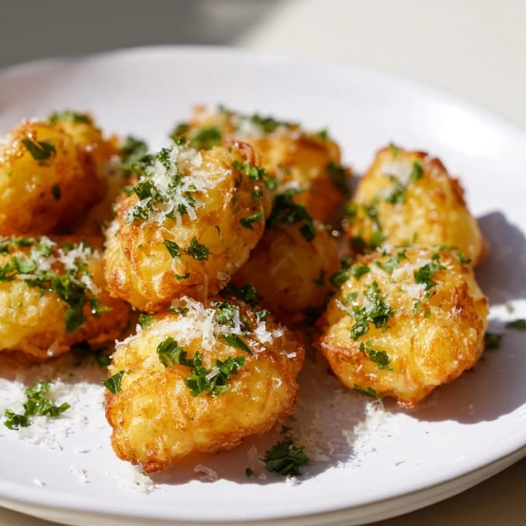 Close-up of golden brown Air Fryer German Spätzle, offering a delicious, satisfying crunch.