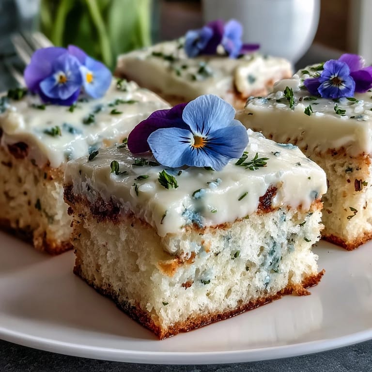 Eleganter Springkuchen mit gepressten essbaren Blumen – luftige Vanilleböden, cremiger Frosting und zarter Blütenpracht.